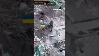 Close Combat Ukrainian Fighter Against Two Russian Soldiers Two POWs were Captured Master Class [upl. by Adrell]