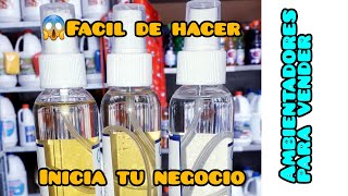 Como fabricar Ambientadores Caseros con solo 2 productos😱 Economico para negocio [upl. by Eiznekcam]