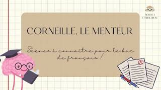 Corneille Le Menteur  6 scènes analysées pour le bac de français [upl. by Nev511]