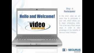 Securus Video Visitation Step 4 Participate in a visit [upl. by Rovert]