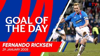 GOAL OF THE DAY  Fernando Ricksen v Livingston 2005 [upl. by Kirbee]