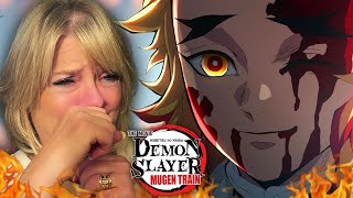 Rengoku Mom Reacts To DEMON SLAYER Mugen Train [upl. by Irallih]