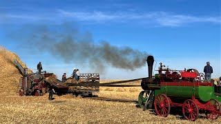 Reding Family Threshing rebuilding the old equipment [upl. by Graeme]