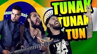 TUNAK TUNAK TUN METAL VERSION  Bloodywood Feat Bonde do Metaleiro [upl. by Eecak]