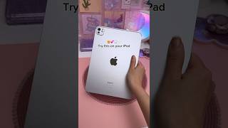 Try this on your iPad 🤯💕 hidden tips amp tricks  apple iPad Pro 2024 [upl. by Anahs]