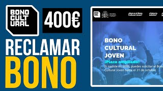 🟡Como RECLAMAR El BONO CULTURAL De 400€  Tutorial Paso a Paso [upl. by Berriman254]