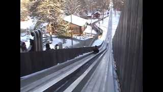 Frozen Toboggan  Tour Pokagon State Park  CLP Marketing Angola Indiana [upl. by Dailey]