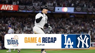 Yankees bats EXPLODE force Game 5 against Dodgers in World Series  Game Recap [upl. by Anneis]