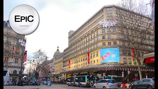 Galeries Lafayette Haussmann  Paris France HD [upl. by Acirred]