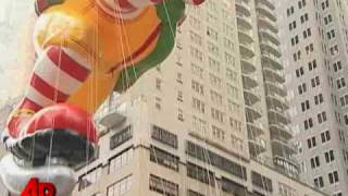 NY Thanksgiving Parade a Floating Spectacle [upl. by Naleag]