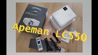 APEMAN LC 550 Mini Projector REVIEW [upl. by Ssur]