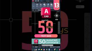 AutoCAD Tips 13 Quick AutoCAD Trick Perfect Text Size Every Time Shorts KHALIDMAHMUD [upl. by Nylanaj]