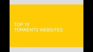 Top 10 torrent websites 2019 [upl. by Kcirederf]