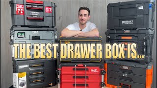 THE BEST MODULAR TOOLBOX DRAWERS Packout vs Stacktech vs MODbox vs Stackpack vs Dewalt AND MORE [upl. by Nylinej985]