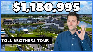 Orlando Luxury Model Home Tour  Toll Brothers  Lake Nona [upl. by Rhu]