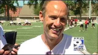 Mike Riley PostPractice 82013 [upl. by Attenyw]