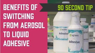 The Benefits of Switching from Aerosol to Liquid Adhesive [upl. by Eckardt]