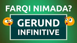 GERUND ing yoki INFINITIVE to  qanday ishlatamiz [upl. by Anse312]