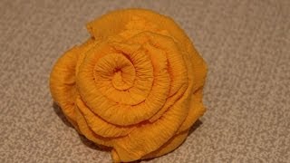 How to Make Rose from Napkin [upl. by Imorej112]