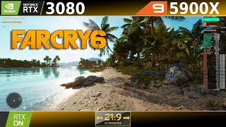 Far Cry 6  219 Ultrawide Ray Tracing ON  RTX 3080 FTW3 ULTRA 10GB  Ryzen 9 5900X [upl. by Ttik]