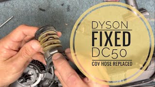 Dyson No suction Vacuum repair man shows how to replace a commonly failed part on a Dyson DC50 [upl. by Yelrac]