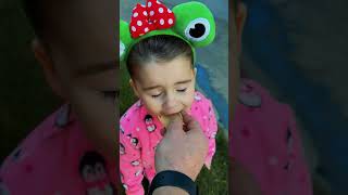 comedy 😂cute kid pranks dad👧🏻❤️🤣 [upl. by Rialb]