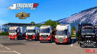 Euro Truck Simulator 2 Multiplayer LIVE  ets2 live stream  ETS2 Gameplay  ETS 2 Convoy Live [upl. by Eyahsal983]