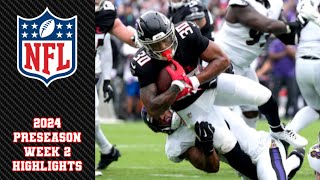 Falcons Rookie RB Jase McClellan ALL CARRIES vs Ravens  2024 Preseason Week 2 Highlights [upl. by Dedric]