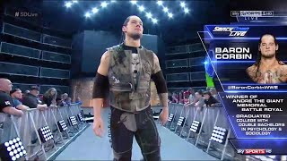 Baron Corbin Entrance Updated Amazing Smackdown Live Sept 262017 HD [upl. by Katha]