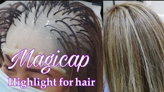 HOW TO HIGHLIGHTS HAIR CAP HIGHLIGHTS BICOLANANG SUTIL [upl. by John]