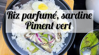 Comment préparer un repas délicieux en moins de 5 minutes  riz sardines piment [upl. by Nennarb]