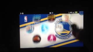 PS Vita NBA Theme Golden State Warriors [upl. by Orazal]