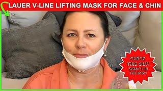 Transform Your Jawline Lauer VLine Lifting Mask Demo amp Review [upl. by Abel]