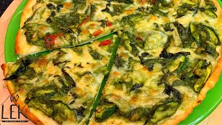 PIZZA AU CURRY VERT  พิซซ่าแกงเขียวหวาน [upl. by Aya]