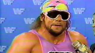 Randy Macho Man Savage interview Superstars of Wrestling 1986 Funny [upl. by Animrelliug]