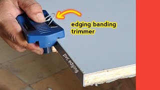 manual edge trimmer  edging pvc  edging banding [upl. by Langsdon]