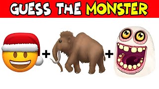 Guess the MONSTER By EMOJI  MY SINGING MONSTERS  ALL WUBOX MAMMOTT EPIC WUBBOX [upl. by Ahk]