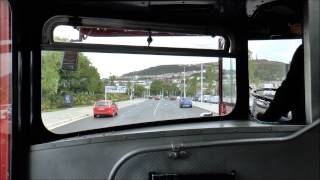 HD Swansea Bus Museum Driving 590 AEC Regent V Sunday 31st May 2015 [upl. by Grissel]