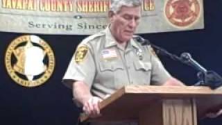 Sheriff Waugh Speaks to the Press About Sweat Lodge Deaths Part 1 [upl. by Garratt]