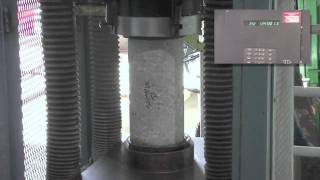 Concrete Compression Test  Koury Engineering [upl. by Eirollam]