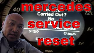 How to reset service indicator light Mercedes Benz GLK350 √ Fix it Angel [upl. by Thomasina]