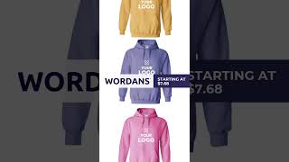 Personalized hoodies easy and fast with Wordans US [upl. by Letta]