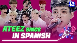 ATEEZ sings quotWonderlandquot in Spanish  Trylingual Live 에이티즈 [upl. by Barbie]