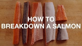 How to Break Down a Whole Salmon [upl. by Adigirb]