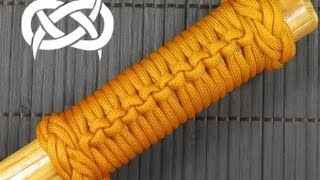 How to make a Paracord Handle Wrap [upl. by Eilla]