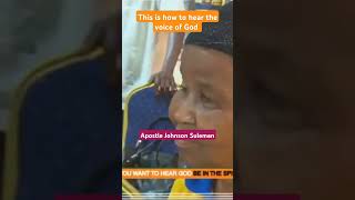 How to Hear the Voice of God  Apostle Johnson Suleman apostlejohnsonsuleman [upl. by Mulvihill]