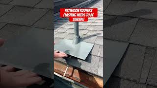 Roof flashing needs to be sealed up homeinspector roofing homeinspection diy [upl. by Amata909]