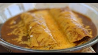 How To Make Beef Enchiladas Topped With Homemade Enchilada Sauce by Rockin Robin [upl. by Gesner]