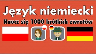 Język niemiecki  Naucz się 1000 krótkich zwrotów [upl. by Sikata]