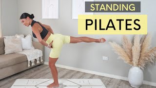 30 MIN STANDING PILATES  Full Body Workout No Equipment [upl. by Peppy]